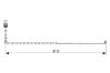 Warning Contact, brake pad wear LAND ROVER - SEM500050