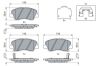 Brake Pad Set, disc brake HYUNDAI - 58101 C8A10, KIA - 58101 1RA10