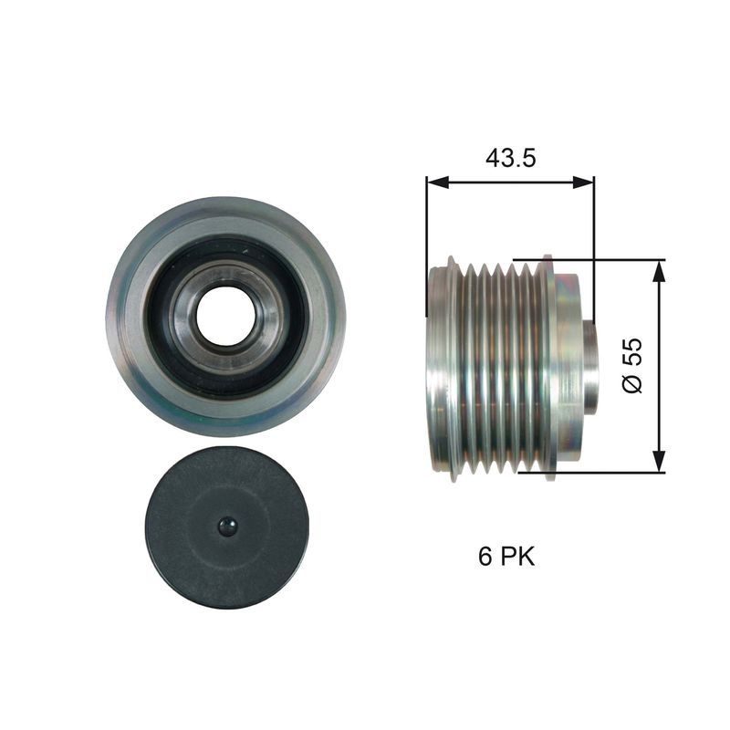 Alternator Freewheel Clutch -