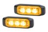 Strobe-type Beacon 12/24V, R65, kollane