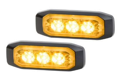 Strobe-type Beacon 12/24V, R65, kollane
