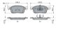Brake Pad Set, disc brake PSA - 16 132 607 80