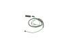 Warning Contact, brake pad wear -