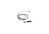 Warning Contact, brake pad wear -