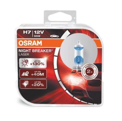 Bulb, spotlight H7 Night Breaker Laser 2tk.