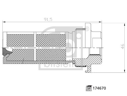Fuel Filter Mercedes-Benz LKW 360 470 02 06