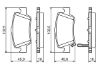 Brake Pad Set, disc brake TOYOTA - 04466-02170
