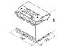 Starter Battery 60Ah 540A 242*175*190 - +