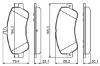 Brake Pad Set, disc brake MERCEDES-BENZ - 005 420 48 20