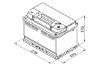 Starter Battery 74Ah 750A 278*175*175 - +