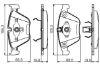 Brake Pad Set, disc brake BMW - 34 11 1 763 089