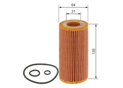 Oil Filter MERCEDES-BENZ - 613 180 00 09