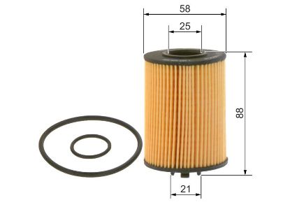 Oil Filter MERCEDES-BENZ - 266 184 03 25