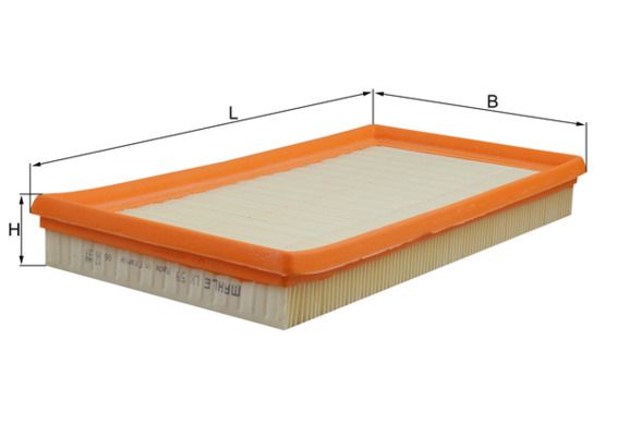 Air Filter VOLVO 240 (P242, P244)