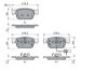 Brake Pad Set, disc brake VAG - 8W0 698 151AF