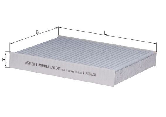 Filter, cabin air J1347000 - Subaru