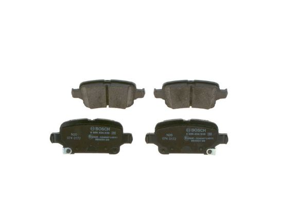 Brake Pad Set, disc brake GENERAL MOTORS - 39021615