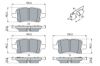 Brake Pad Set, disc brake GENERAL MOTORS - 39021615