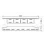 Holder, additional headlight LEDriving® numbrimärgi alus