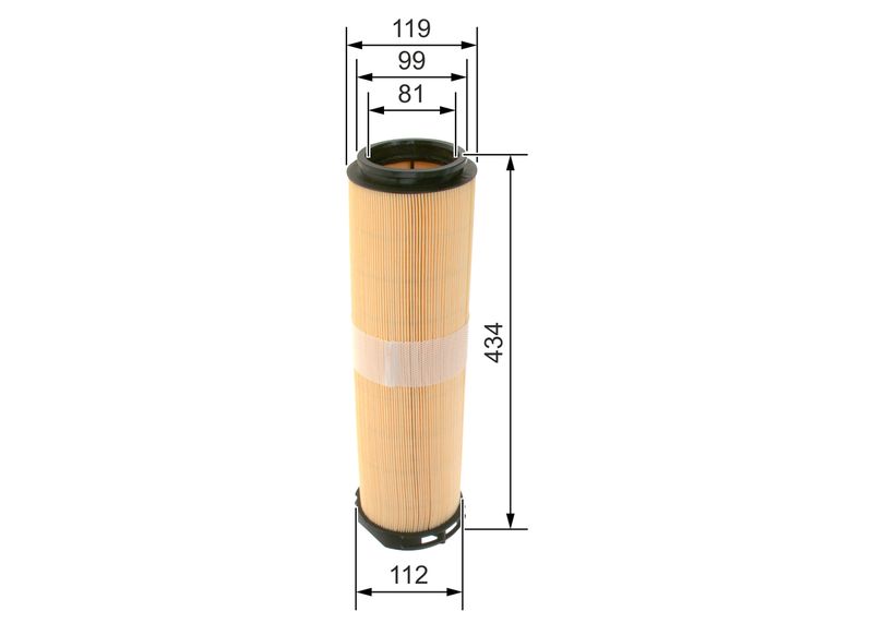 Air Filter MERCEDES-BENZ - 611 094 02 04