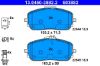 Brake Pad Set, disc brake MERCEDES-BENZ - 000 420 12 03