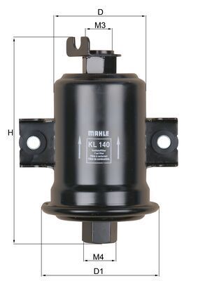 Fuel Filter TOYOTA - 23300-11100