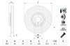 Brake Disc BMW - 34 11 6 782 068 - PAREM