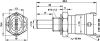 Sensor, coolant temperature 2R0 919 501 B VW