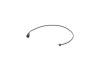Warning Contact, brake pad wear -