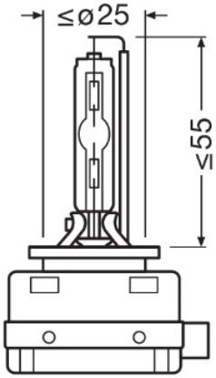 Bulb, spotlight D3S Cool Blue Intense NextGen 6200K 1tk