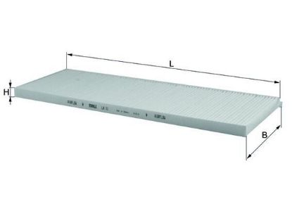 Filter, cabin air GENERAL MOTORS - 93182435