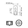 Bulb, instrument lighting W3W W2,1X9,5D WB T10