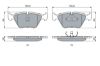 Brake Pad Set, disc brake BMW - 34 11 1 157 039