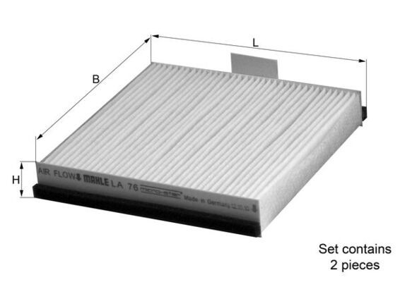Filter, cabin air RENAULT - 6025300301