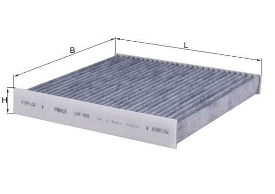 Filter, cabin air TRANSIT Buss 04.06 -