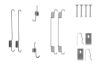 Accessory Kit, brake shoes -