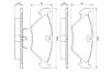 Brake Pad Set, disc brake SAAB 9000 Luukpära