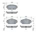 Brake Pad Set, disc brake MERCEDES-BENZ - 008 420 36 20