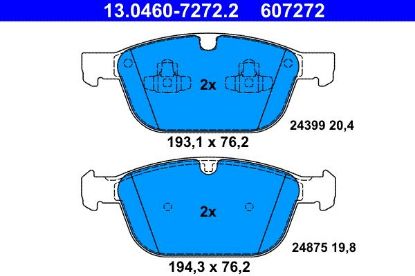 Brake Pad Set, disc brake VOLVO - 31277334