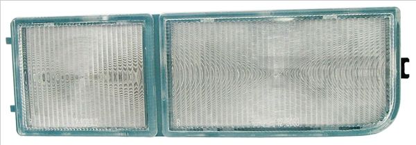 Eyelid, front fog light -