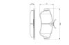 Brake Pad Set, disc brake NISSAN - 41060-BM425