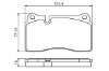 Brake Pad Set, disc brake VAG - 7L6 698 151 E