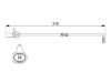 Warning Contact, brake pad wear VAG - 4H0 615 121 J