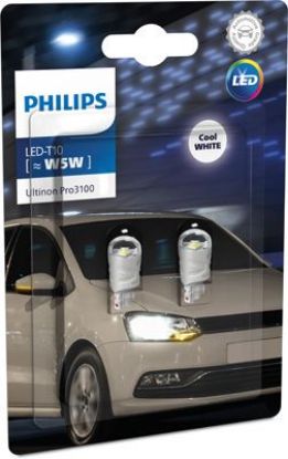 Bulb, licence plate light 6500K Ultinon Pro3100 SL W5W T10 LED 2tk