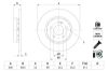 Brake Disc MERCEDES-BENZ - 000 423 05 12
