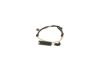 Warning Contact, brake pad wear -