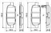 Brake Pad Set, disc brake NISSAN - D4M60-1BN0A