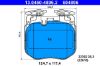 Brake Pad Set, disc brake BMW - 34 10 6 888 459