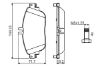 Brake Pad Set, disc brake MERCEDES-BENZ - 000 420 30 02