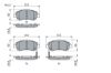 Brake Pad Set, disc brake TOYOTA - 04465-05130